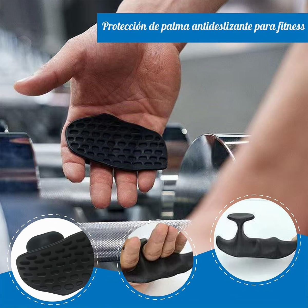 Protector de silicona para agarre sin dolor