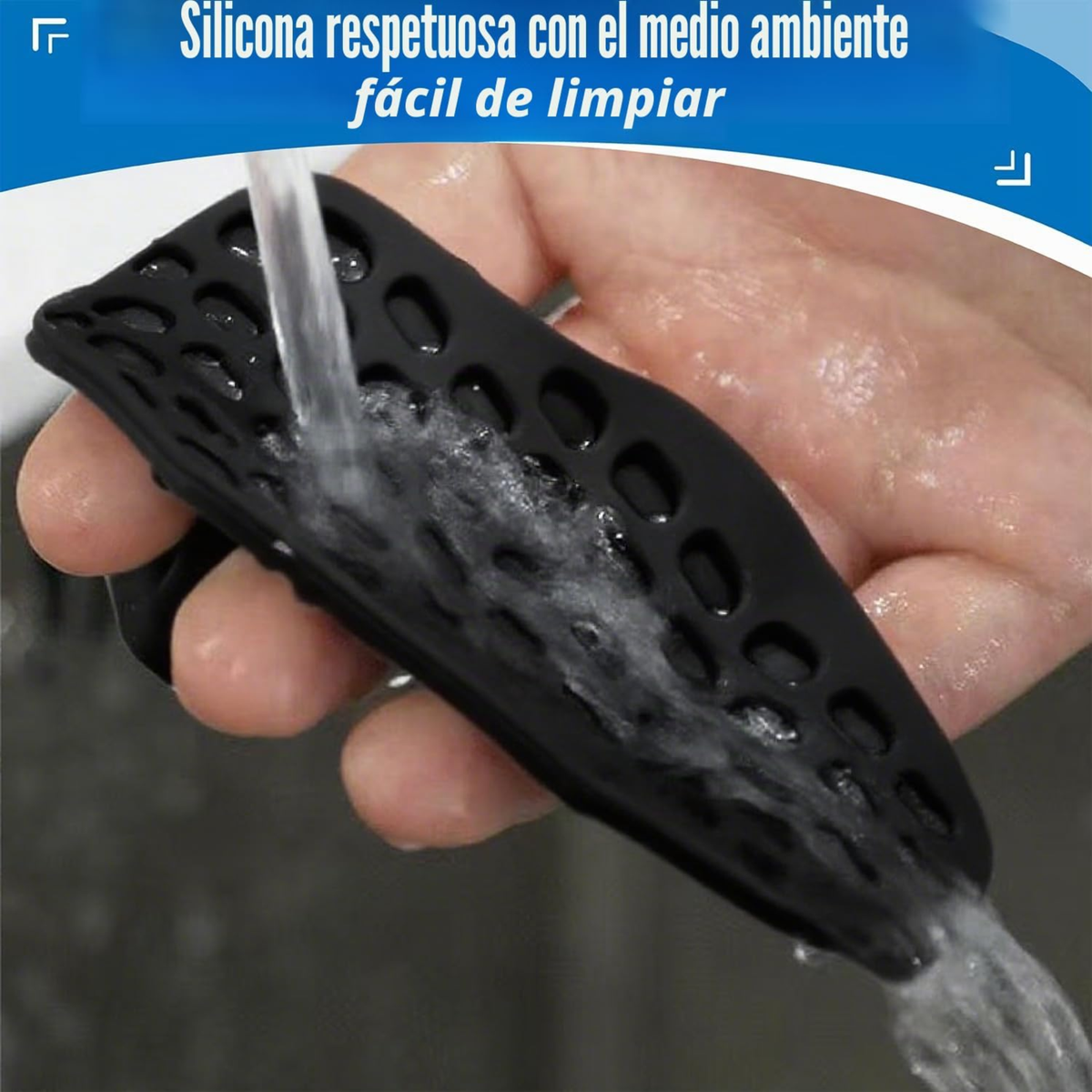 Protector de silicona para agarre sin dolor